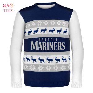 BEST Seattle Mariners MLB Ugly Sweater Wordmark
