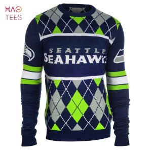 BEST Seattle Seahawks EXCLUSIVE NFL Argyle Sweater