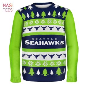 BEST Seattle Seahawks_ Seattle Seahawks NFL Ugly Sweater Wordmark