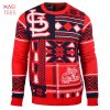 BEST St. Louis Baseball Big Logo Ugly Sweater