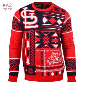 BEST St. Louis Cardinals Patches MLB Ugly Sweater