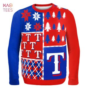 BEST Texas Rangers MLB Ugly Sweater BusyBlock