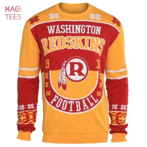 BEST Washington Redskins Cotton Retro Sweater