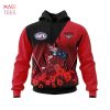 BEST AFL Essendon Football Club, Specialized 2022 Anzac Jersey Concepts 3D Hoodie