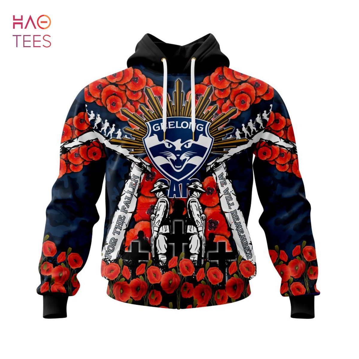 BEST AFL Geelong Football Club, Specialized 2022 Anzac Jersey Concepts 3D Hoodie BEST AFL Geelong Football Club, Specialized 2022 Anzac Jersey Concepts 3D Hoodie