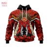 BEST AFL Gold Coast Football Club, Specialized 2022 Anzac Jersey Concepts 3D Hoodie POD Design