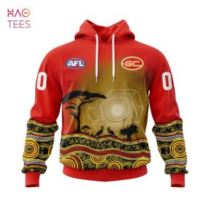 BEST AFL Gold Coast Football Club, Specialized Jersey With Beautiful Australia Nature 3D Hoodie
