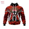 BEST AFL St Kilda Football Club, Specialized Anzac Jersey Concepts 3D Hoodie