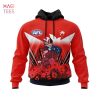 BEST AFL Sydney Swans, Specialized 2022 Anzac Jersey Concepts 3D Hoodie