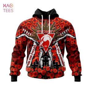 BEST AFL Sydney Swans, Specialized 2022 Anzac Jersey Concepts 3D Hoodie – OO31