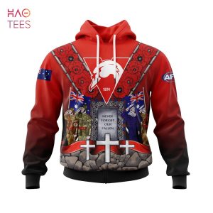 BEST AFL Sydney Swans, Specialized 2022 Anzac Jersey Concepts 3D Hoodie – RU21