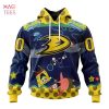 BEST Anaheim Ducks, Specialized Jersey With SpongeBob 3D Hoodie