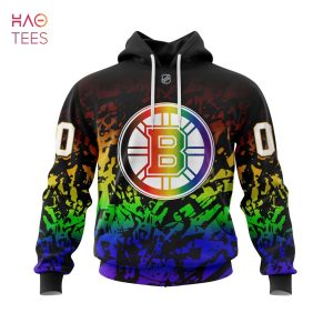 BEST Boston Bruins, Specialized New Pride Jersey 3D Hoodie