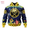 BEST Calgary Flames Specialized Jersey With SpongeBob 3D Hoodie