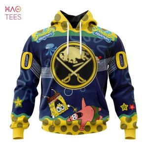 BEST Buffalo Sabres, Specialized Jersey With SpongeBob 3D Hoodie