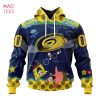 BEST Chicago BlackHawks, Specialized Jersey With SpongeBob 3D Hoodie