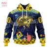 BEST Colorado Avalanche, Specialized Jersey With SpongeBob 3D Hoodie