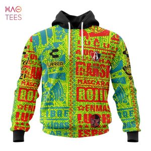 BEST Liga MX Atlas, Specialized Team Jersey With Aztec Design 3D Hoodie POD Design