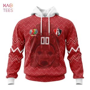 BEST Liga MX Atlas, Specialized Team Jersey With Maya Design 3D Hoodie