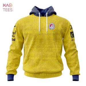 BEST Liga MX Atlético San Luis, Specialized Team Jersey With Aztec Design 3D Hoodie
