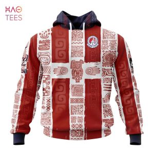 BEST Liga MX Atlético San Luis, Specialized Team Jersey With Aztec Design 3D Hoodie Limited Edition