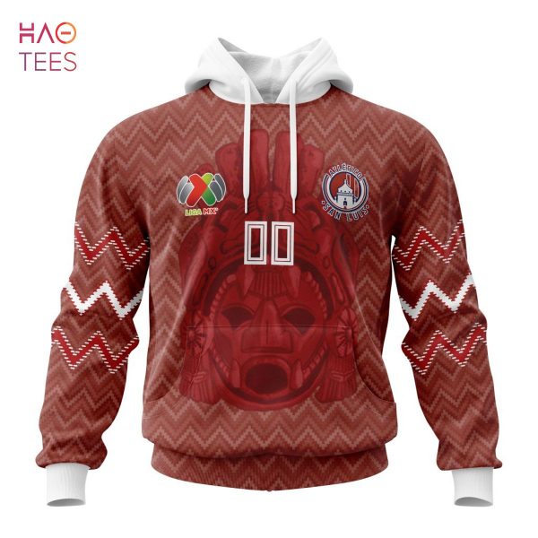 BEST Liga MX Atlético San Luis, Specialized Team Jersey With Maya Design 3D Hoodie