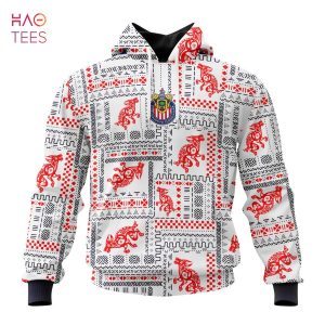 BEST Liga MX C.D. Guadalajara, Specialized Team Jersey With Aztec Design 3D Hoodie Limited Edition