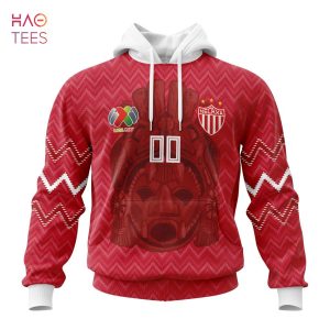 BEST Liga MX Club Necaxa, Specialized Team Jersey With Maya Design 3D Hoodie