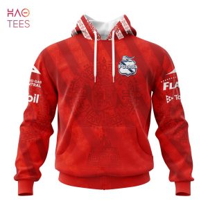 BEST Liga MX Club Puebla, Specialized Team Jersey With Aztec Design 3D Hoodie