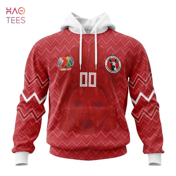 BEST Liga MX Club Tijuana, Specialized Team Jersey With Maya Design 3D Hoodie