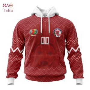 BEST Liga MX Deportivo Toluca, Specialized Team Jersey With Maya Design 3D Hoodie