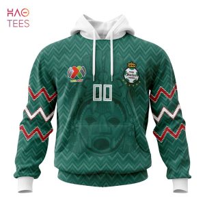 BEST Liga MX Santos Laguna, Specialized Team Jersey With Maya Design 3D Hoodie