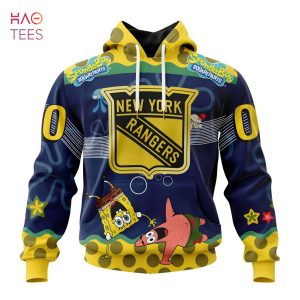 BEST New York Rangers, Specialized Jersey With SpongeBob 3D Hoodie
