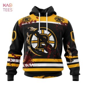 BEST NHL Boston Bruins Specialized Design Jersey With Your Ribs For Halloween 3D Hoodie