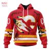BEST NHL Calgary Flames, Specialized Design Jersey With Your Ribs For Halloween 3D Hoodie