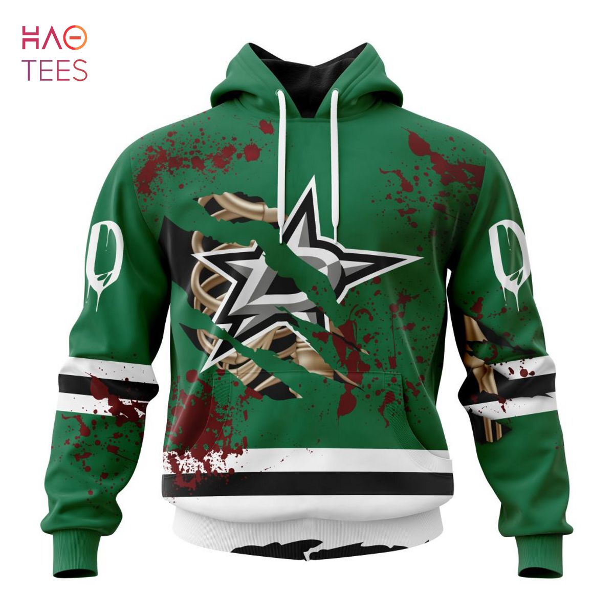 BEST NHL Dallas Stars, Specialized Design Jersey With Your Ribs For Halloween 3D Hoodie