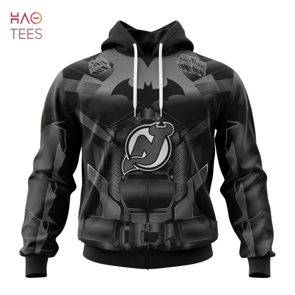 BEST NHL New Jersey Devils X Batman Specialized Design For Father Day 3D Hoodie