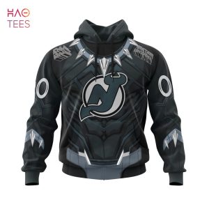 BEST NHL New Jersey Devils X Black Panther Specialized Design For Father Day 3D Hoodie