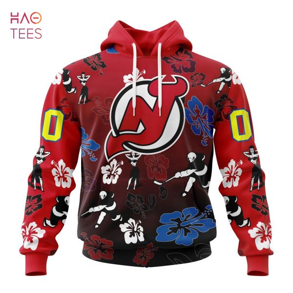 BEST NHL New Jersey Devils X Hawaii Specialized Design For Hawaiia 3D Hoodie