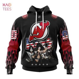 BEST NHL New Jersey Devils X Kiss Specialized Design 3D Hoodie