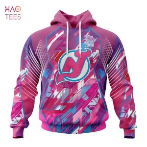 BEST NHL New Jersey Devils, Specialized Design I Pink I Can! Fearless Again Breast Cancer 3D Hoodie