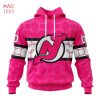 BEST NHL New Jersey Devils, Specialized Design I Pink I Can! Fearless Again Breast Cancer 3D Hoodie