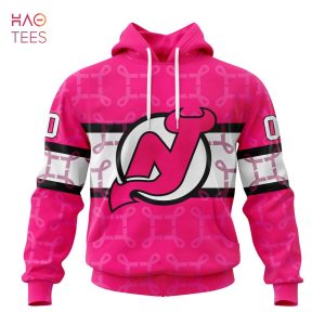 BEST NHL New Jersey Devils, Specialized Design I Pink I Can! IN OCTOBER WE WEAR PINK BREAST CANCER 3D Hoodie