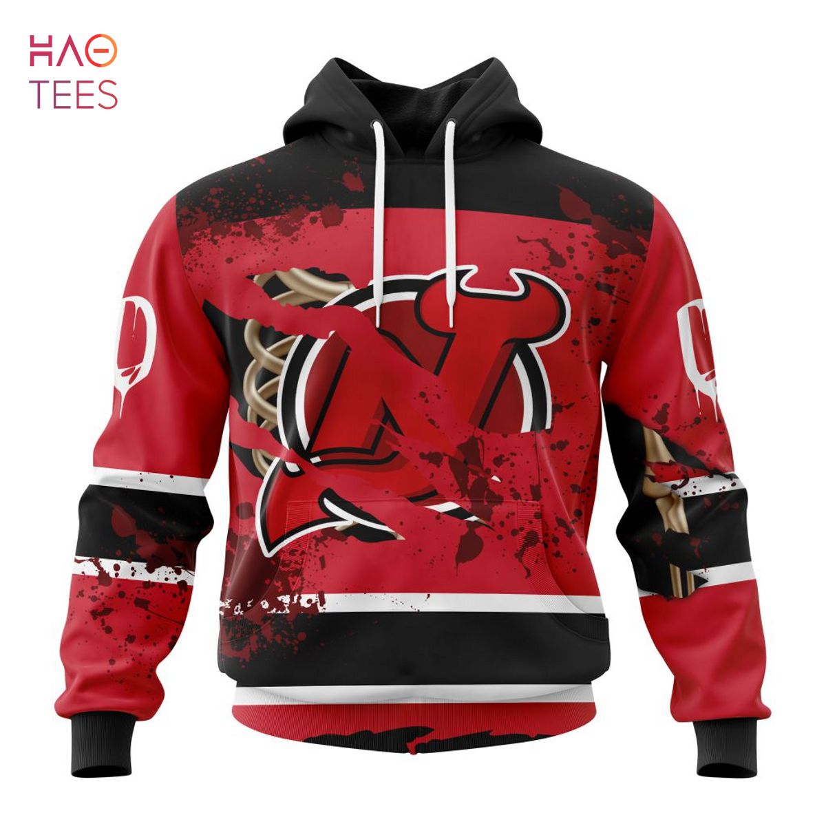 BEST NHL New Jersey Devils, Specialized Design Jersey With Your Ribs For Halloween 3D Hoodie BEST NHL New Jersey Devils, Specialized Design Jersey With Your Ribs For Halloween 3D Hoodie