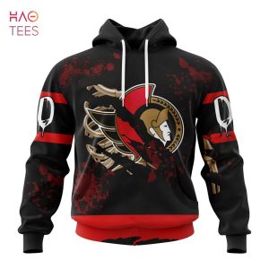 BEST NHL Ottawa Senators, Specialized Design Jersey With Your Ribs For Halloween 3D Hoodie