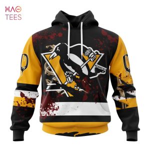 BEST NHL Pittsburgh Penguins, Specialized Design Jersey With Your Ribs For Halloween 3D Hoodie