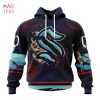 BEST NHL Seattle Kraken, Specialized Design Jersey With Your Ribs For Halloween 3D Hoodie