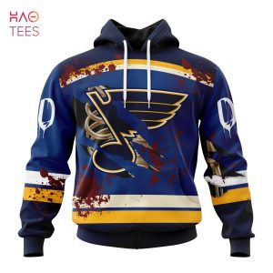 BEST NHL St. Louis Blues, Specialized Design Jersey With Your Ribs For Halloween 3D Hoodie