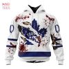 BEST NHL Toronto Maple Leafs, Specialized Design Jersey With Your Ribs For Halloween 3D Hoodie