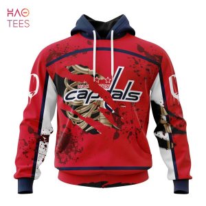 BEST NHL Washington Capitals, Specialized Design Jersey With Your Ribs For Halloween 3D Hoodie